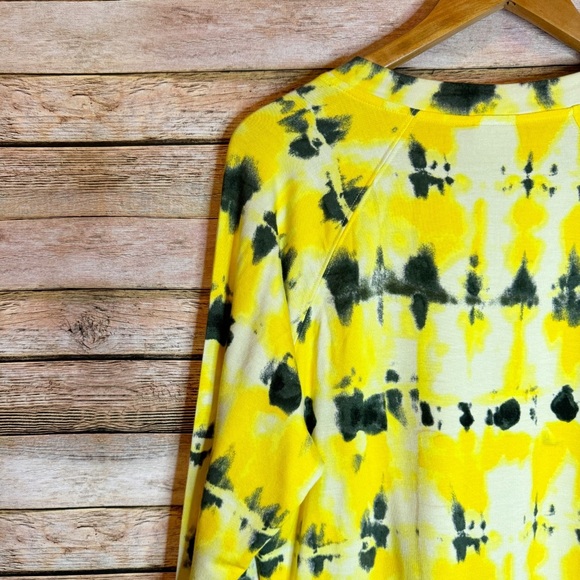 CAbi #6122 Tie Dye Atomic Split Neck Pullover Sweatshirt Top Size Small - Picture 6 of 7